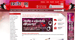 Desktop Screenshot of erostore.cz