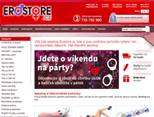 Tablet Screenshot of erostore.cz